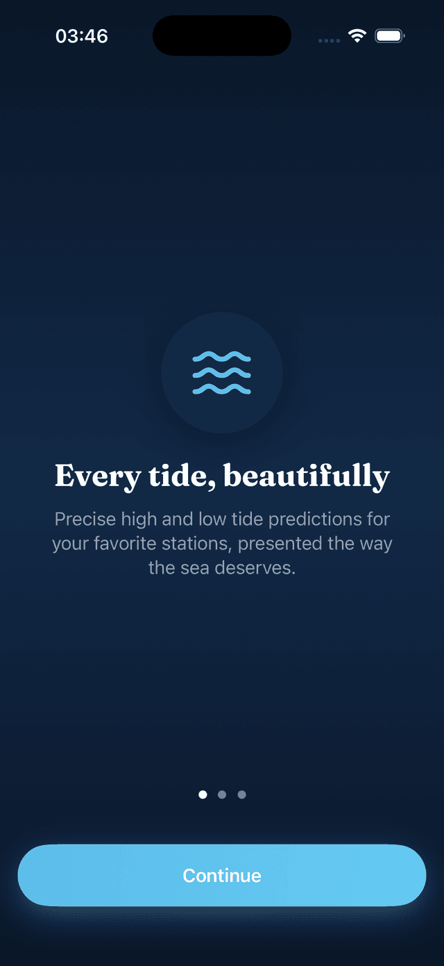 Get tide alarms